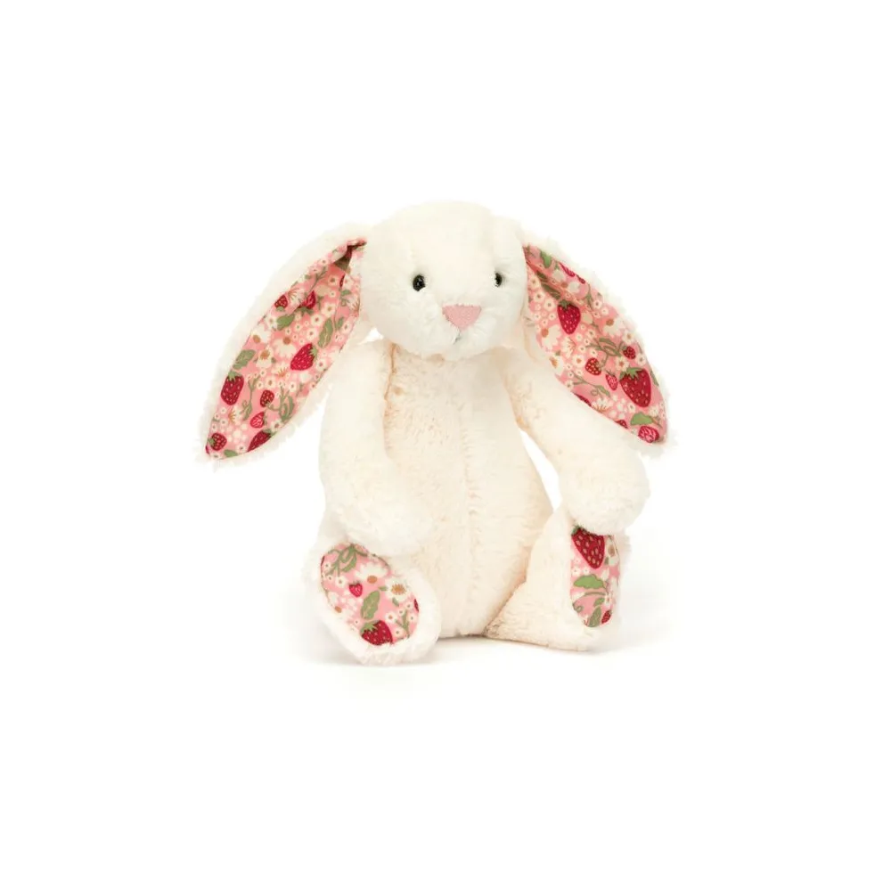 Przytulanka dla dzieci Króliczek z Kwiecistymi Uszami BERRY 18cm Jellycat