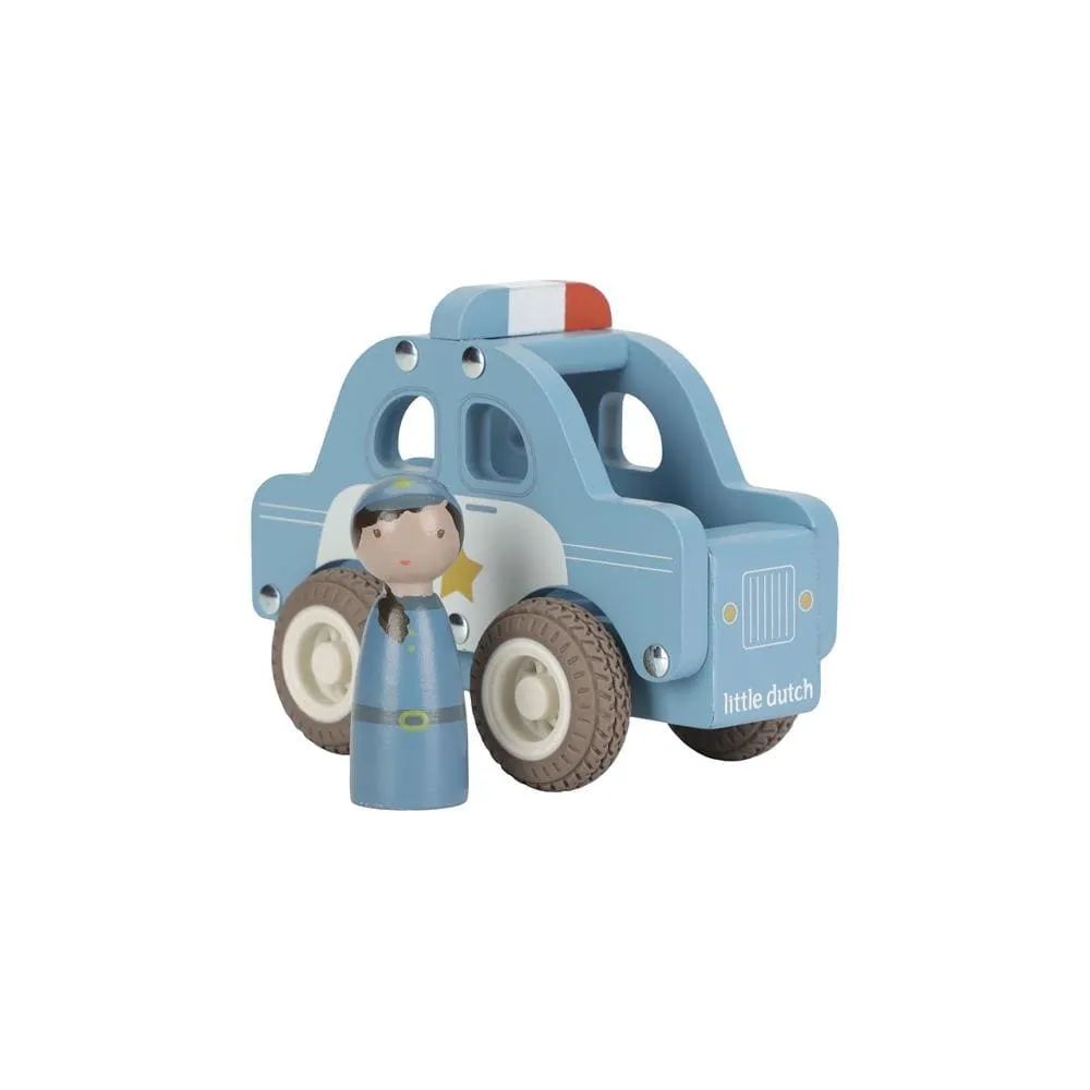 Drewniany Samochód Policja Little Dutch