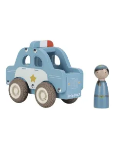 Drewniany Samochód Policja Little Dutch 2
