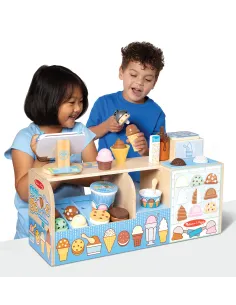 Duża Drewniana Lodziarnia do Zabawy Melissa & Doug 2