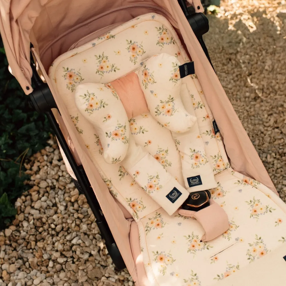 Wkładki do wózka i ochraniacze na pasy