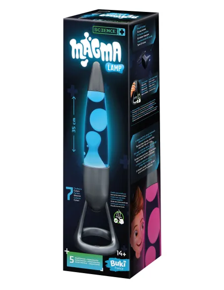 Świecąca Lampa Magmowa 7 kolorów Buki France