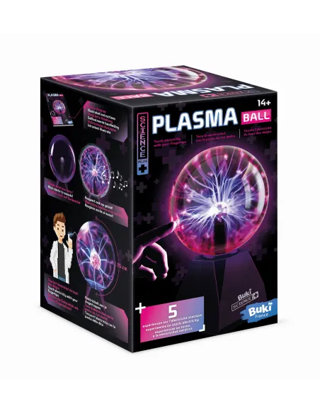 Zabawka Edukacyjna Świecąca Kula Plazmowa 15 cm Buki France