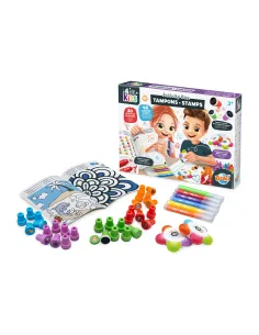 Zestaw artystyczny PIECZĄTKI z książeczką aktywności Buki France 2