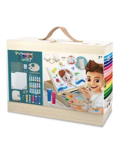 Zestaw Artystyczny Drewniana Walizka Artysty 8+ Buki