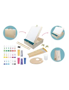 Zestaw Artystyczny Drewniana Walizka Artysty 8+ Buki 2