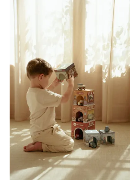 Samochody, garaże, kolejki dla dzieci