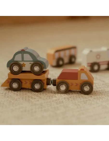 Samochody, garaże, kolejki dla dzieci