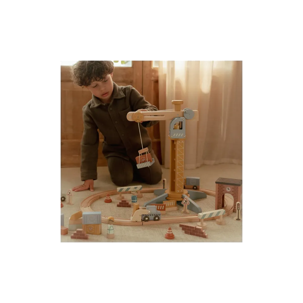 Samochody, garaże, kolejki dla dzieci