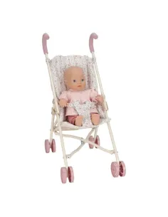Wózek składany spacerówka dla lalek Beż Little Dutch 2