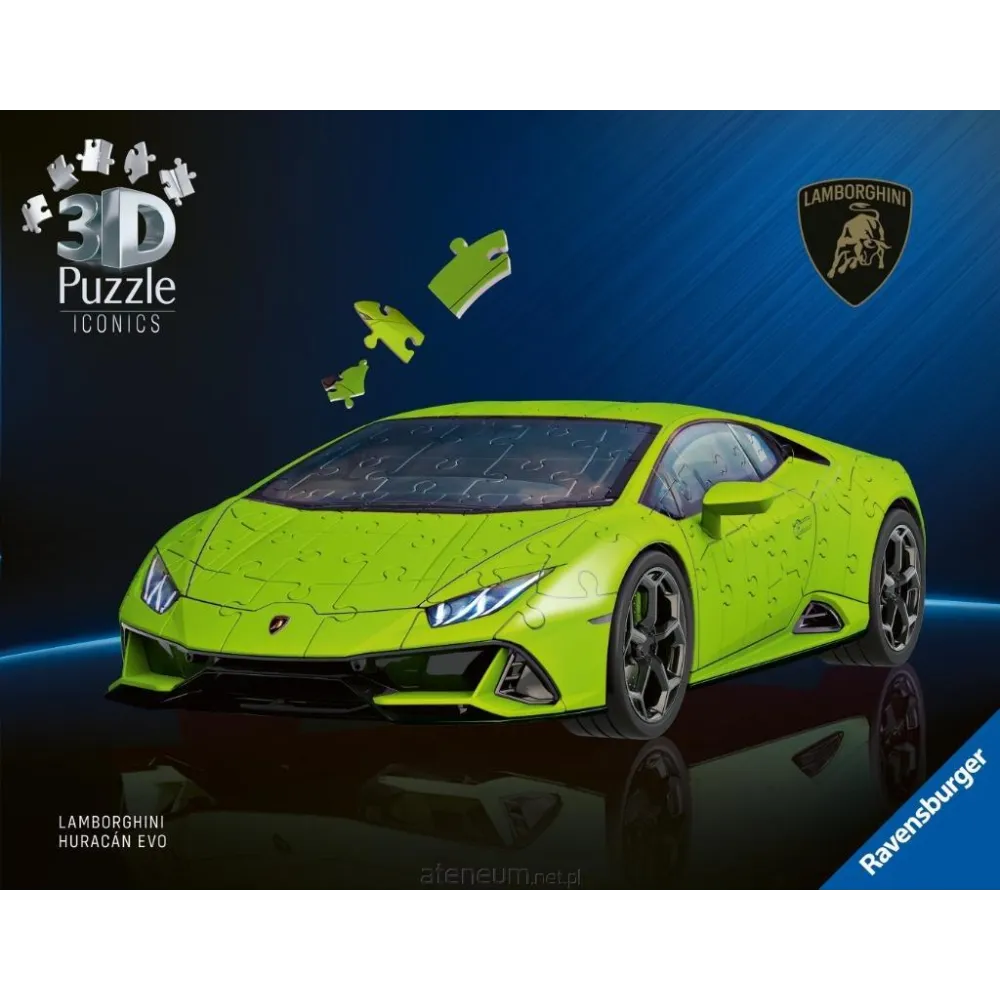 Puzzle 3D Lamborghini Huracan EVO-Verde Ravensburger