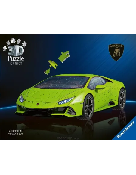 Puzzle 3D Lamborghini Huracan EVO-Verde Ravensburger