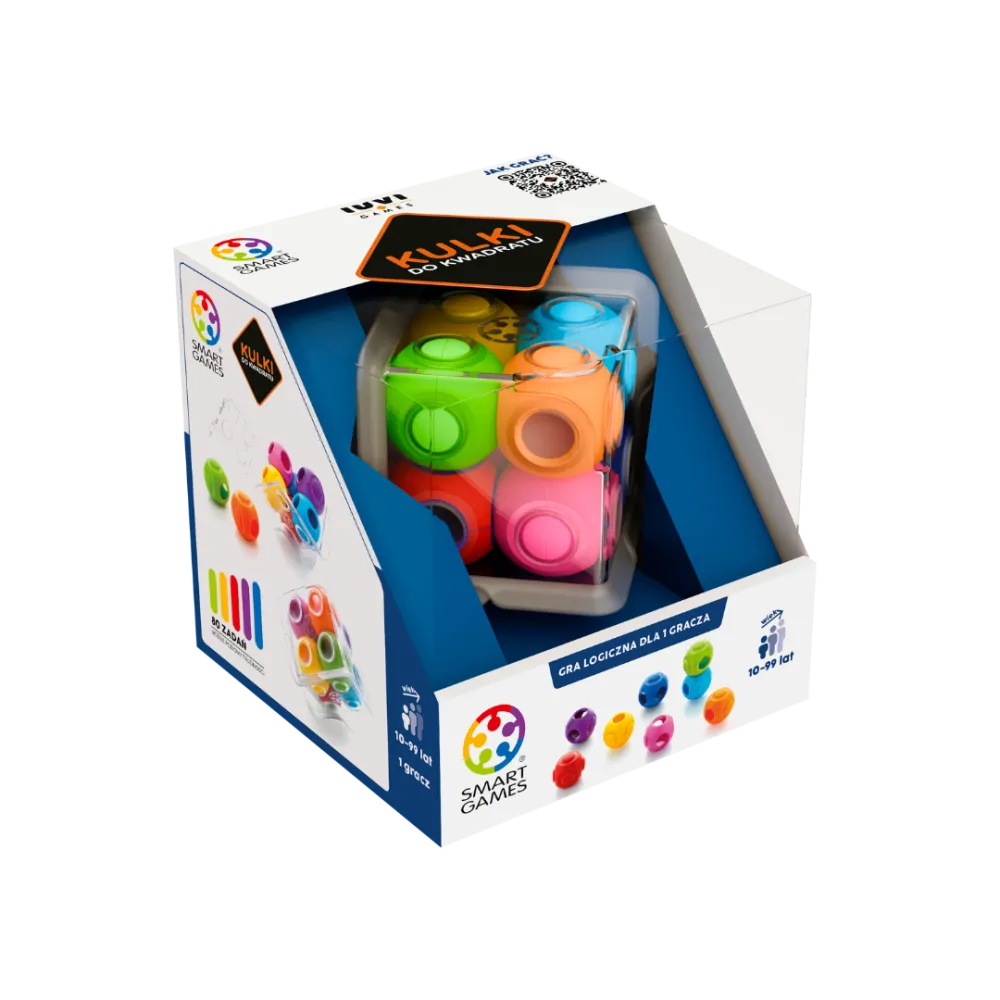 Gra Logiczna Smart Games Kulki do Kwadratu PL IUVI Games