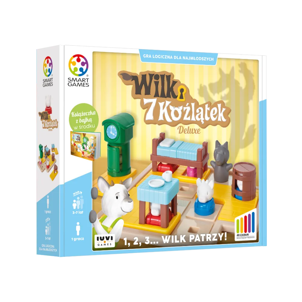 Gra Logiczna Smart Games Wilk i 7 koźlątek PL IUVI Games