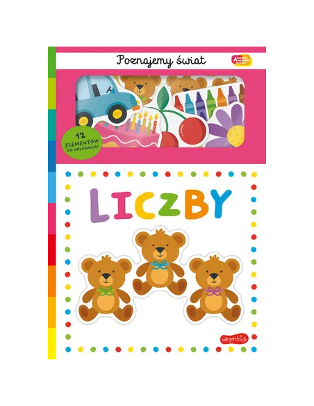 Liczby Akademia Mądrego Dziecka Książeczka z puzzlami Poznajemy świat Harperkids