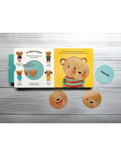 Co czujesz? Akademia Mądrego Dziecka Mój świat książeczka o emocjach HarperKids 2