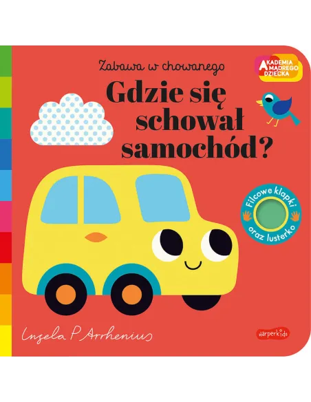 Gdzie się schował samochód Akademia Mądrego Dziecka Zabawa w chowanego HarperKids