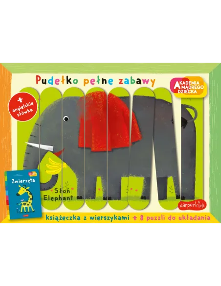Zwierzęta Akademia Mądrego Dziecka Pudełko pełne zabawy Harperkids