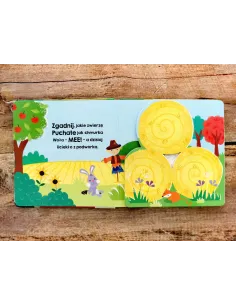 Zwierzęta na wsi Akademia Mądrego Dziecka Dotykam, zgaduję Harperkids 2