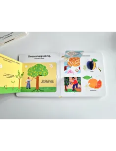 Owoce Akademia Mądrego Dziecka Moja książeczka z okienkami HarperKids 2
