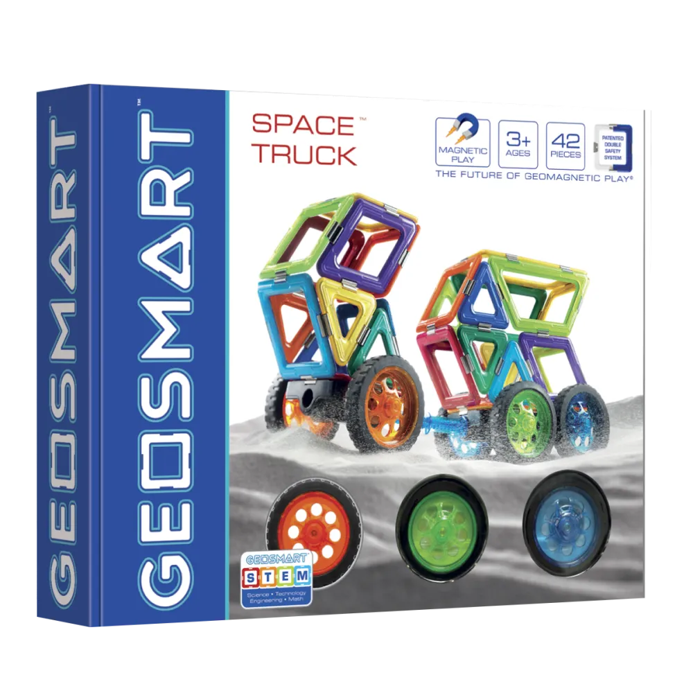 Magnetyczne Klocki Geo Smart Space Truck 42 części IUVI Games