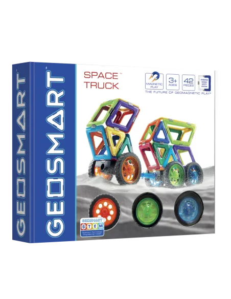 Magnetyczne Klocki Geo Smart Space Truck 42 części IUVI Games