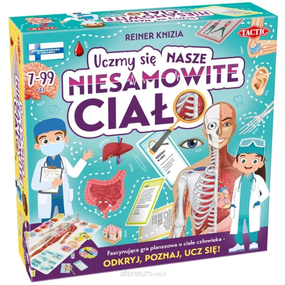 Gra Planszowa Uczymy się Nasze niesamowite ciało Tactic