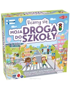 Gra Planszowa Uczmy się Moja Droga do Szkoły Tactic