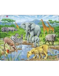 Układanka puzzle Afrykańska sawanna Maxi Larsen