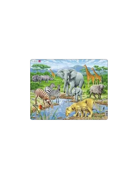 Układanka puzzle Afrykańska sawanna Maxi Larsen
