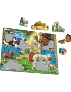 Układanka Puzzle Zwierzęta hodowlane Maxi LARSEN