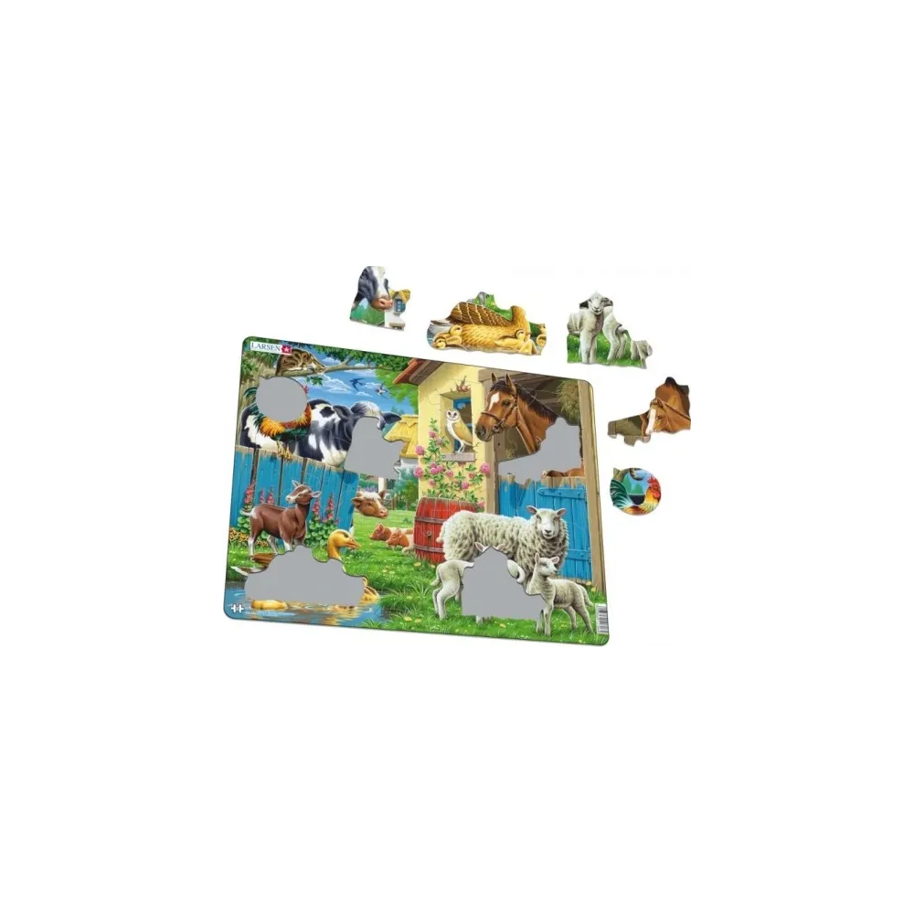 Układanka Puzzle Zwierzęta hodowlane Maxi LARSEN