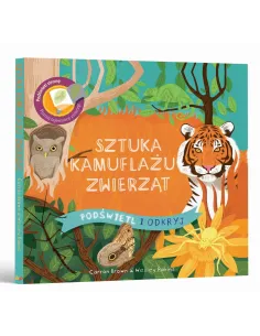 Książka Podświetl i Odkryj Sztuka kamuflażu zwierząt Api Papi