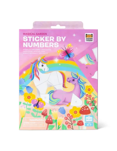 Wyklejanie po Numerach Magiczny Ogród Tiger Tribe