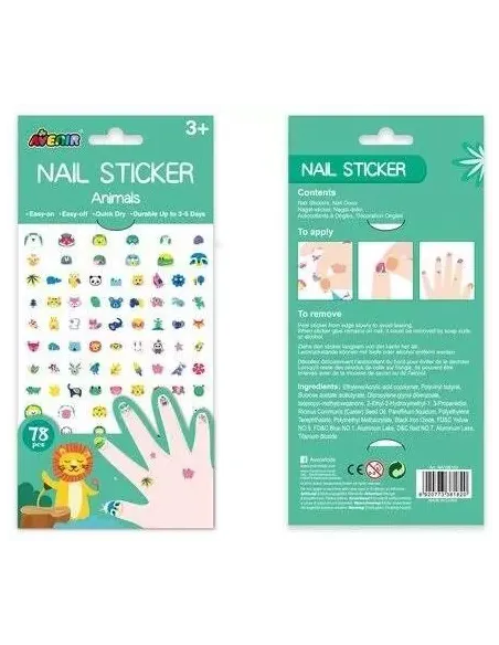 Naklejki na paznokcie Zwierzęta Avenir