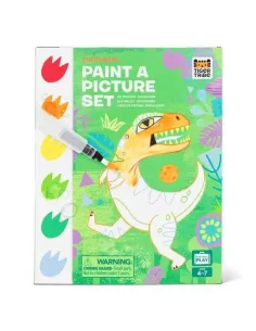 Przenośne Kolorowanki Wodne Dinozaury Tiger Tribe