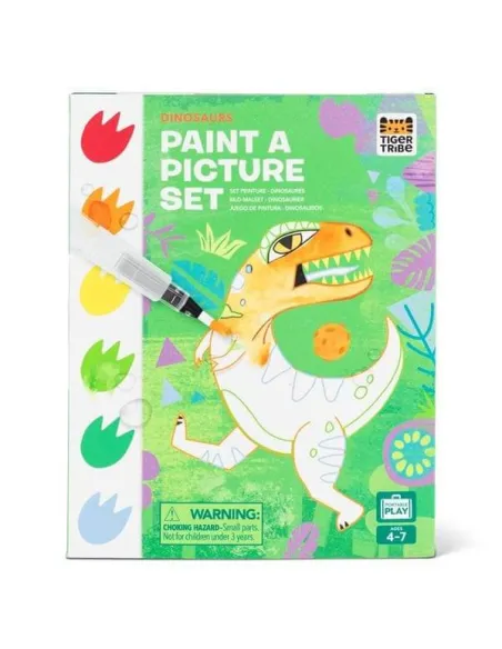 Przenośne Kolorowanki Wodne Dinozaury Tiger Tribe