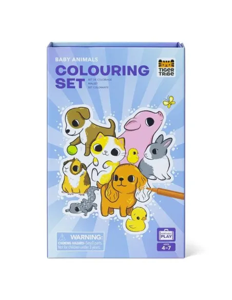 Zestaw Kolorowanek Małe Zwierzątka Tiger Tribe