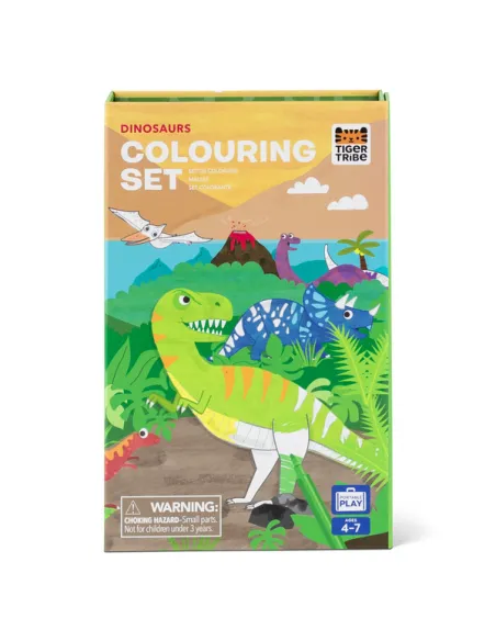 Zestaw Kolorowanek Dinozaury Tiger Tribe
