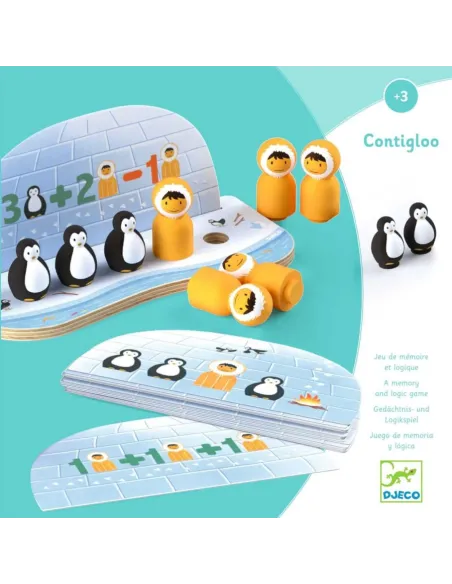 Drewniana gra edukacyjna CONTIGLOO Djeco