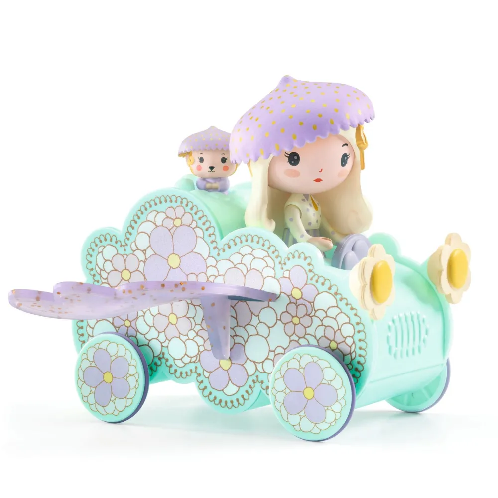 Figurki JIL&JERRY w samochodzie TINYCAR seria Tinyly Djeco