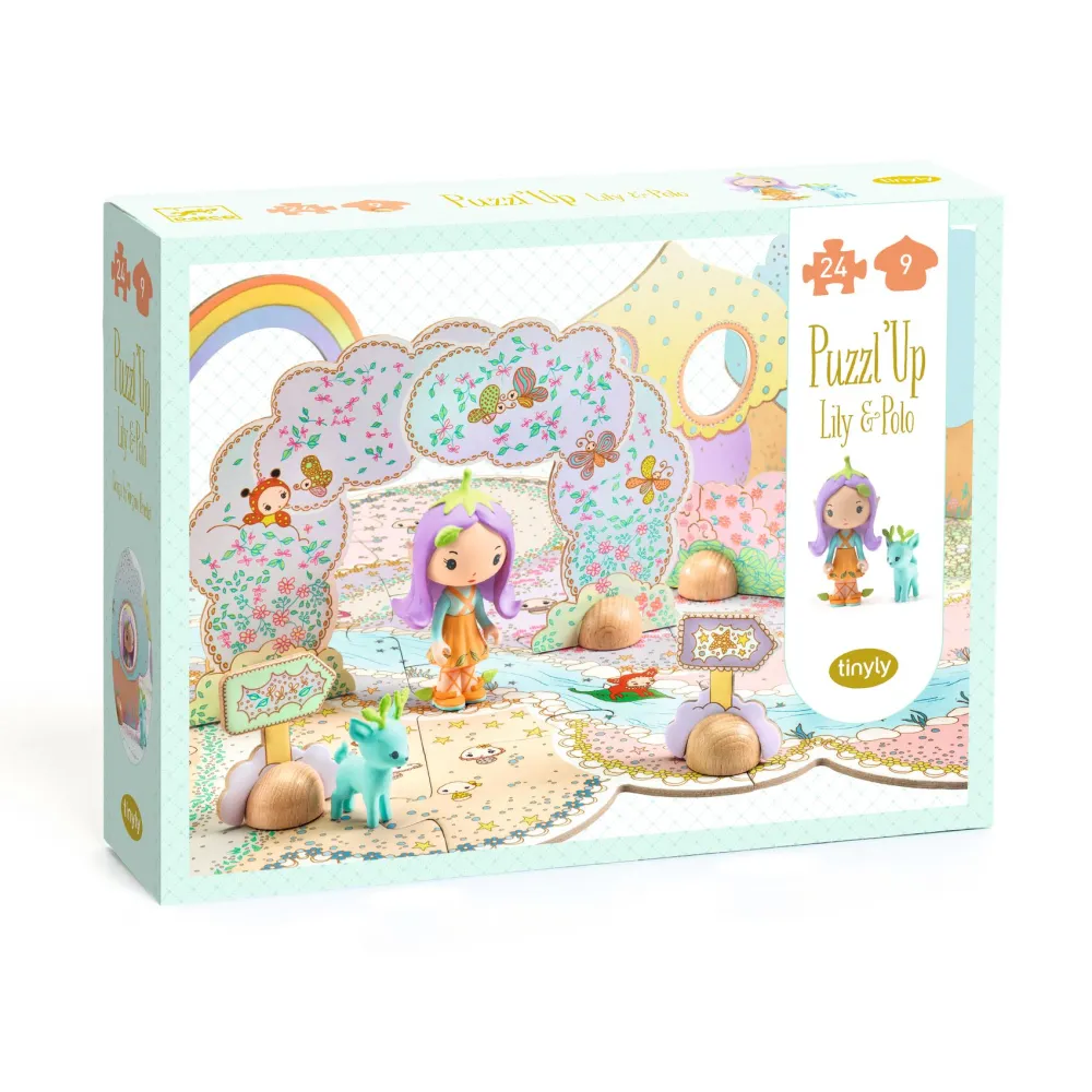 Puzzle Tekturowe LILY TINYLY Djeco