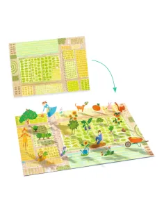 Naklejki Wielokrotnego Użytku 3D FARMA Djeco 2