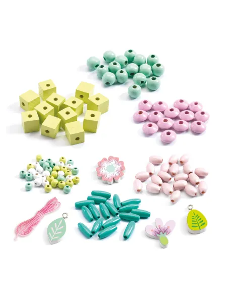 Zestaw do Tworzenia Biżuterii KWIATY I LIŚCIE Djeco