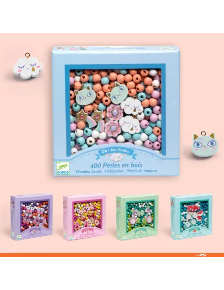 Zestaw do Tworzenia Biżuterii KWIATY I LIŚCIE Djeco