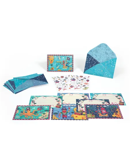 Zestaw do Tworzenia Zaproszeń Papeteria PIRACI Djeco