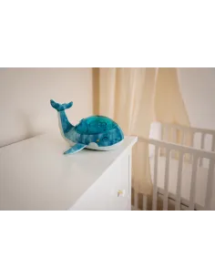 Projektor z pozytywką Wieloryb niebieski Cloud B 2