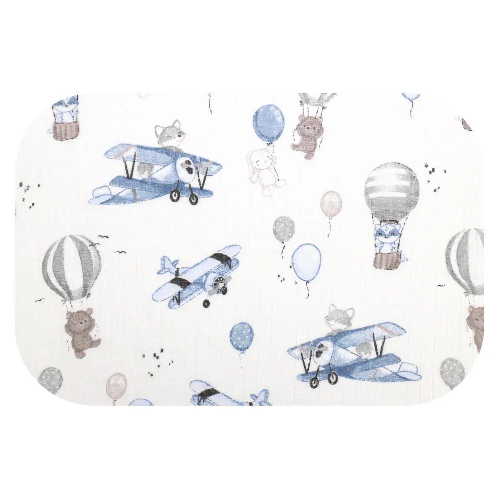 Pielucha Tetrowa Tetra 70/80 LISEK PILOT Niebieski Ega Kids