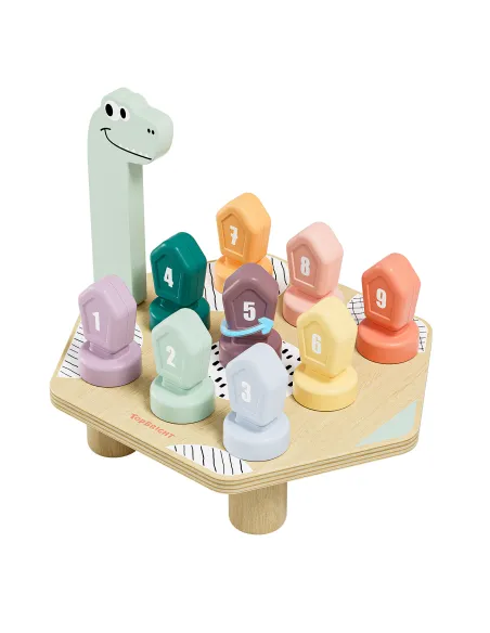 Gra do nauki kolorów i liczb Dino Topbright