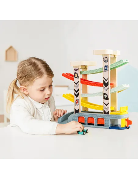 Samochody, garaże, kolejki dla dzieci